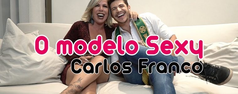 Fala Rô com o modelo Sexy Carlos Franco